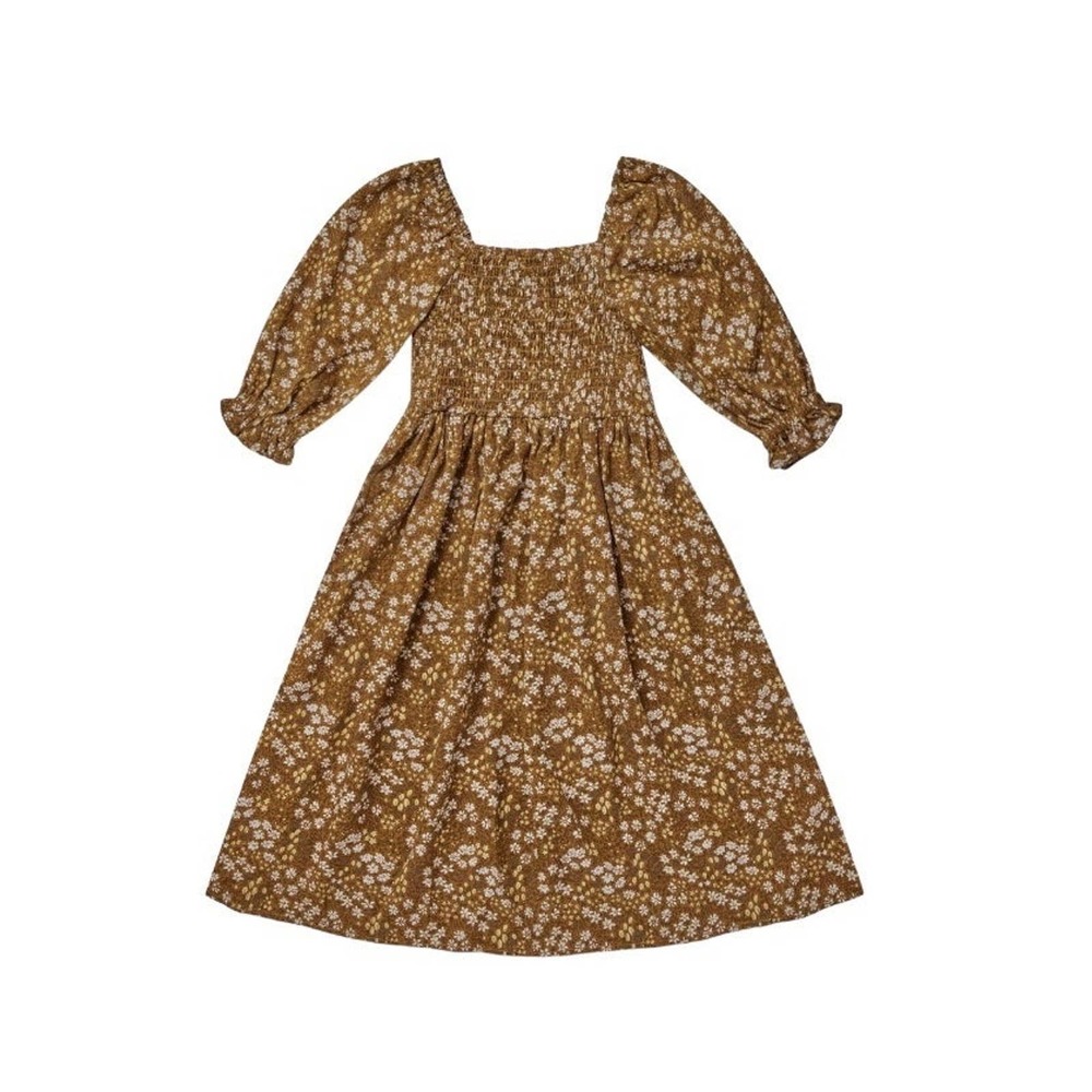 Rylee + Cru Adelaide Harvest dress Smocked Floral size 2-3 New With Tags